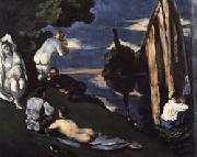 Paul Cezanne Pastoral(Idyll) USA oil painting artist